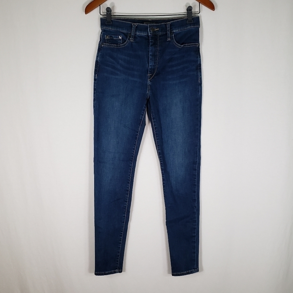Banana Republic High Rise Soft Skinny Jeans Dark Wash Size 26 / 2